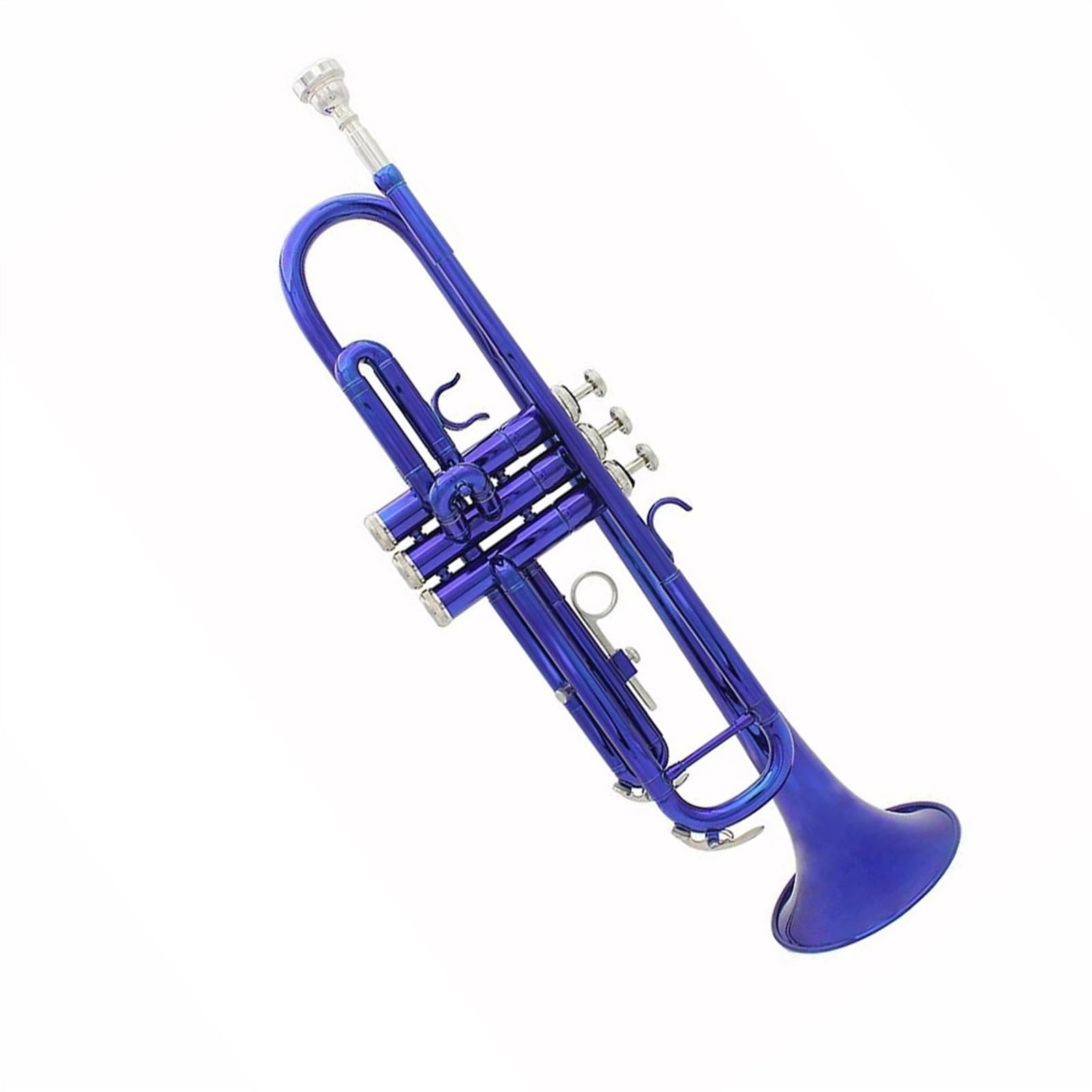 Trompeta Trompeta Si Bemol Si Bemol Material De Latón Color Trompeta Instrumento Musical Guantes Correa