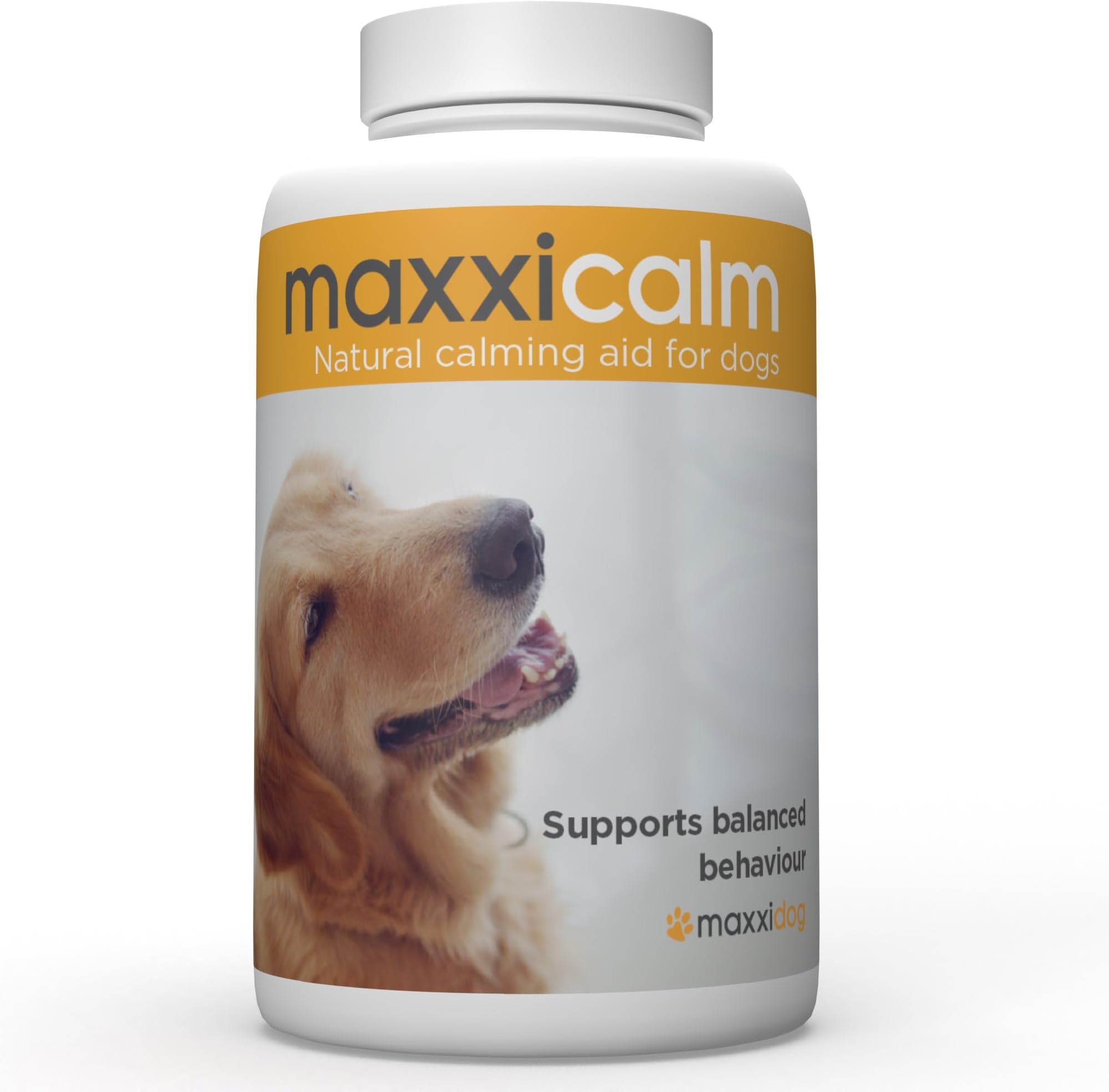maxxicalm Calming Support for Dogs - Anxiety & Stress Aid 120 Ct | Natural, non-drowsy, palatable and easy to give; suitable for all breeds & sizes, gentle enough for daily use - Made in USA