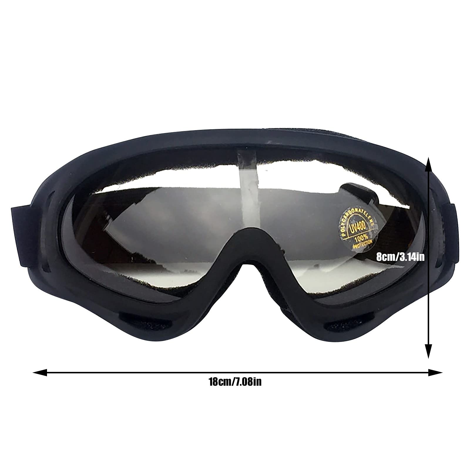 Lunettes De Sport AUEJACKY - Anti-UV, Anti-Buée Pour Ski, Moto, VTT (Homme/Femme)