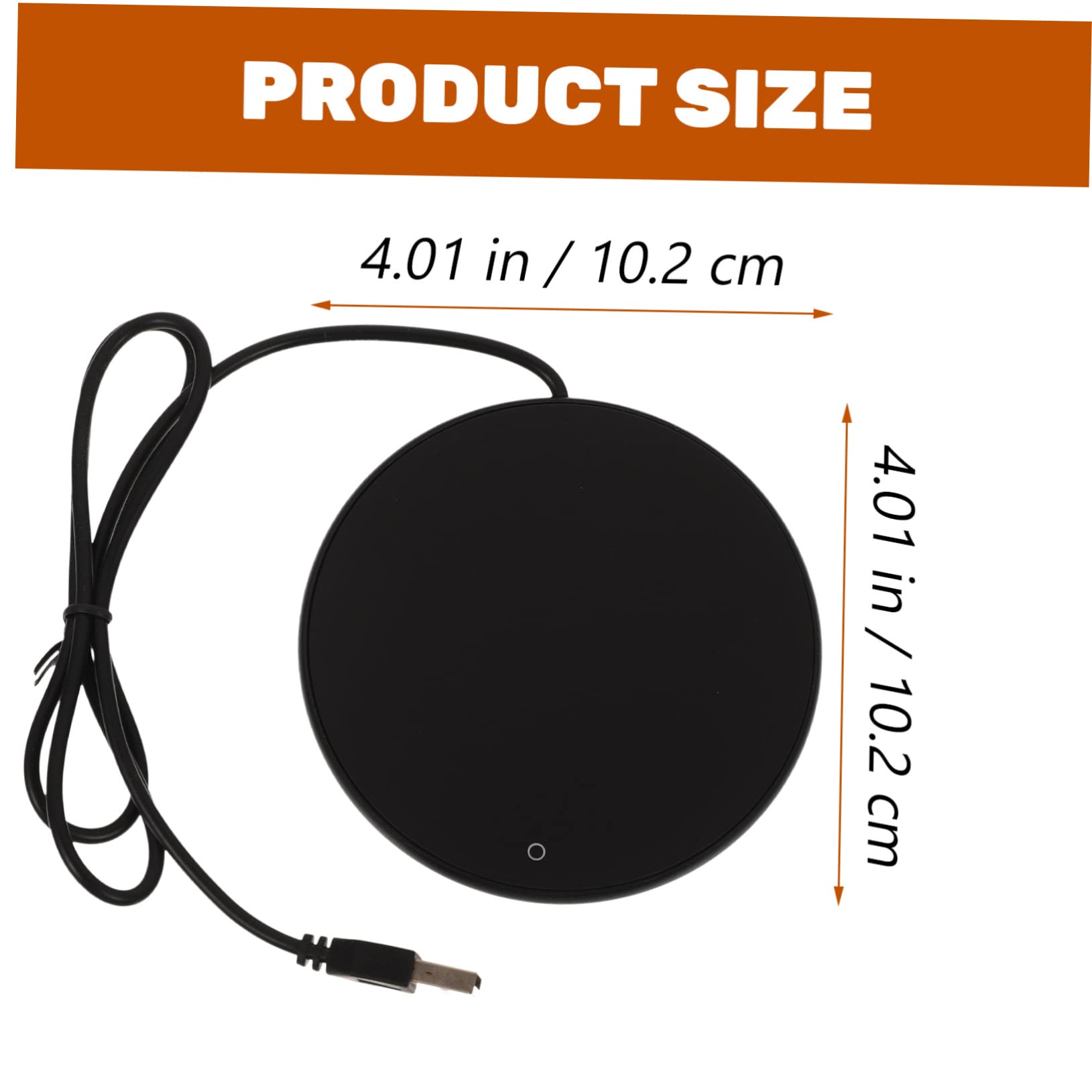 ABOOFAN Cup Warmer for Coffee Mug Heating Coaster Metal Cup Warmers for Home Office Dorm Even Heating