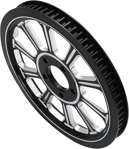 Miniatura 6 de XMT-MOTO - Piñón de polea para correa de rueda trasera para Harley Touring Road Glide no ABS 08-21