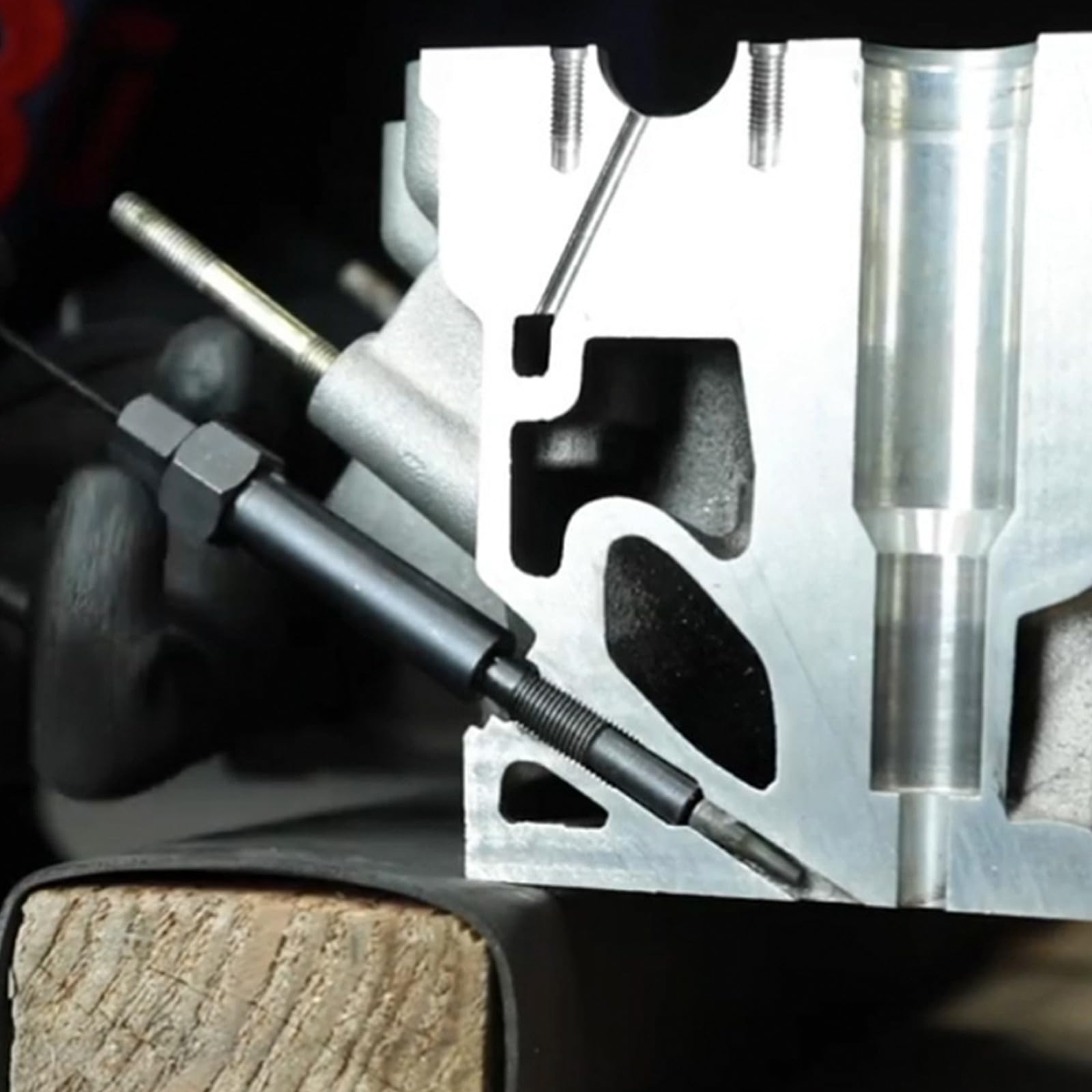 Abaodam Kit de Herramientas para Extracción de Bujías Incandescentes Dañadas, Reparación de Roscas, para Automóviles, Diseño Ergonómico y Alta Eficiencia, Accesorio Automotor Profesional