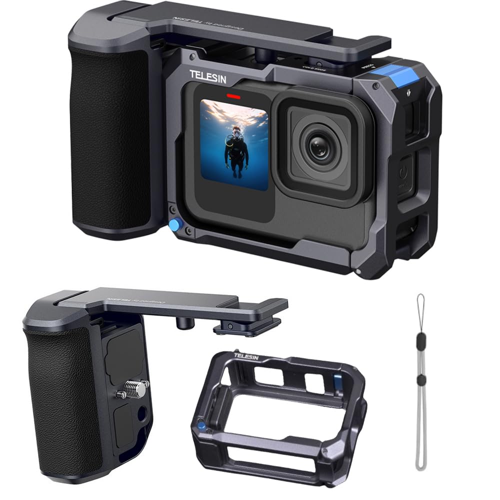 GoPro資材 Amazon | GoPro HERO 13 12 11 10 9 Black 対応 カメラケージ キット