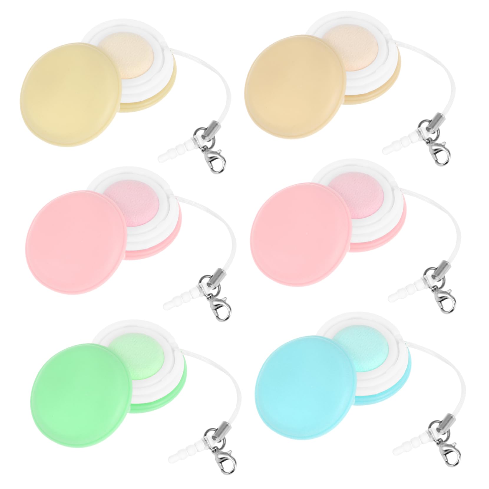 FRCOLOR 5 Set Di Panno Per La Pulizia Dello Schermo Del Telefono Portatile Leggero Multifunzionale Per La Pulizia Delle Lenti 6 Pezzi*5