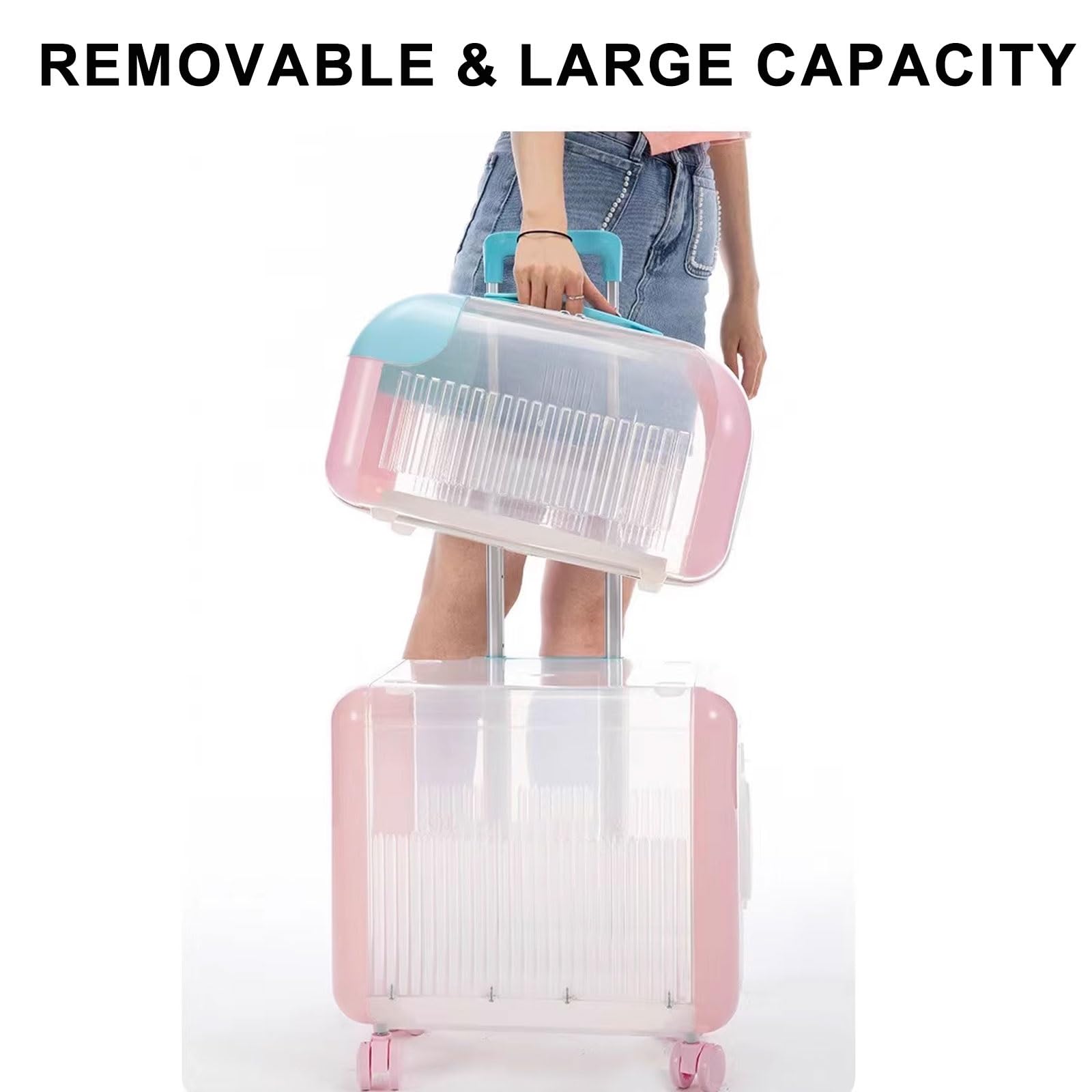 Trasportino Con Ruote Trasportino Doppio Per Gatti Con Ruote