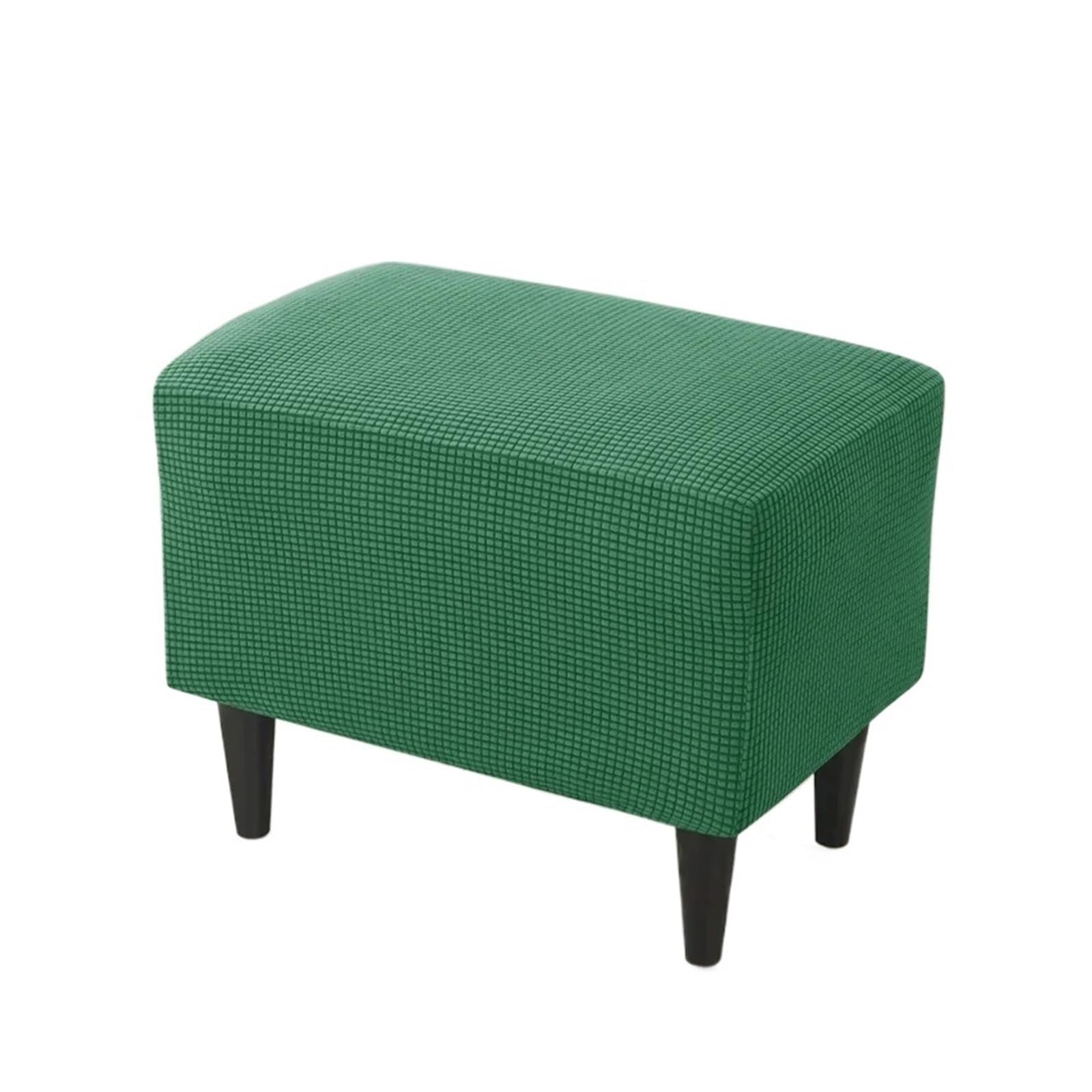 Wingback-Stuhlbezug Ohrensesselbezug, Stretch-Bezüge for Ohrensessel, einfarbig, Relax-Sofa-Schonbezüge mit Sitzkissenbezug(B14 Footstool Cover)