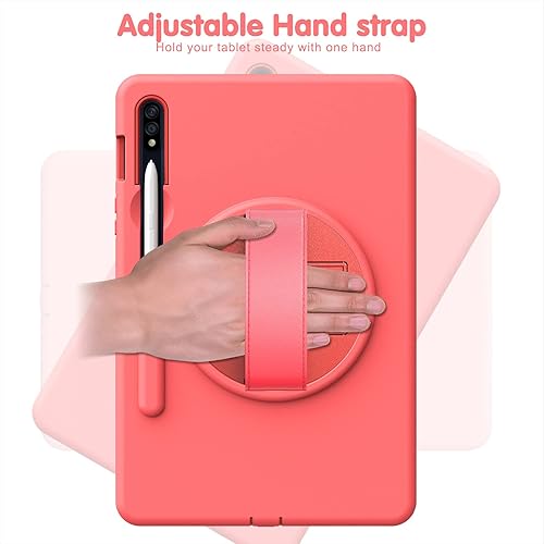 Miniatura 7 de ORIbox Morandi - Funda para Samsung Galaxy Tab A7 lite 8.7 pulgadas 2021, cuerpo completo, a prueba de golpes, protección contra caídas 3 en 1 con