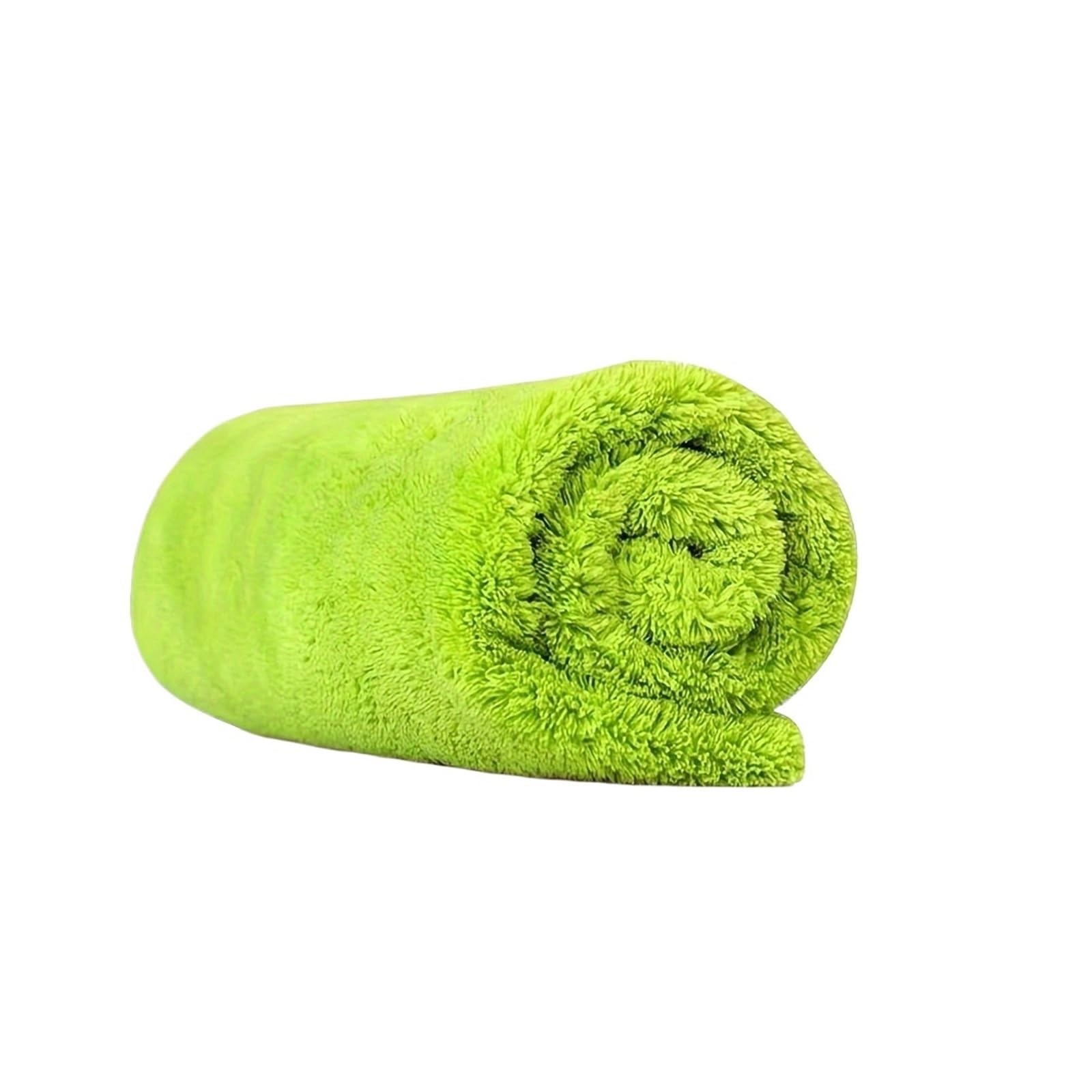Generisch 1/3/5 Packung kantenlose Mikrofaser-Handtücher for die Autopflege, 40,6 x, cm, ultraweiches, saugfähiges Reinigungstuch for Waschen, Trocknen und Polieren(5pcs Green)