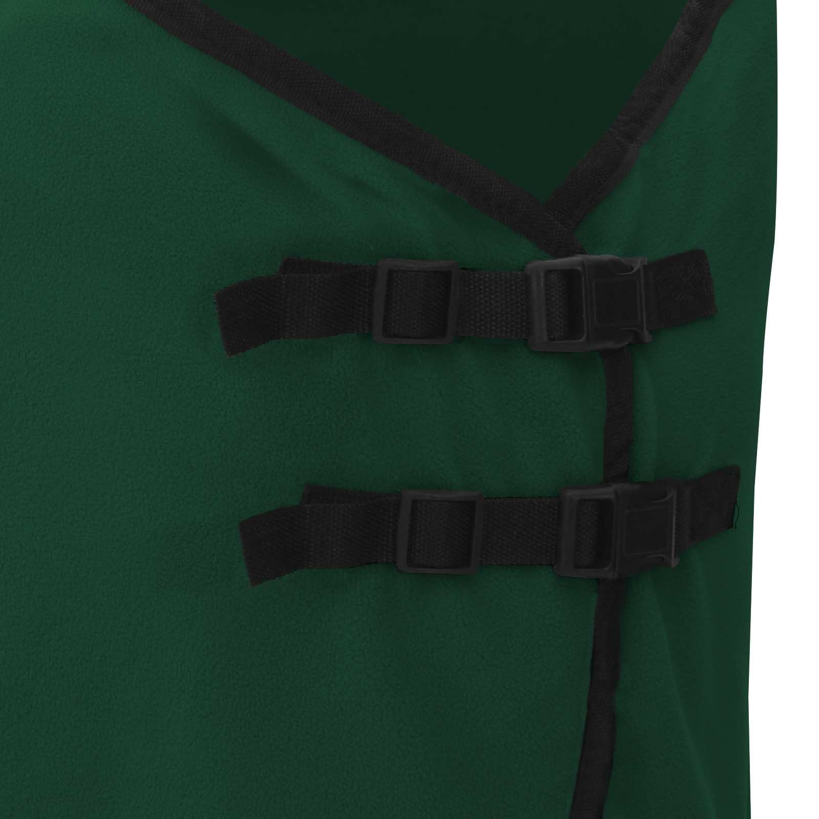 Manta para caballo verde oscuro de poliéster, 75 cm, para pastos, establos y exteriores, transpirable, impermeable, resistente a desgarros, cálida y fácil de limpiar, con funda extraíble para