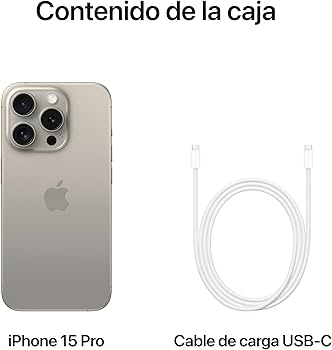 スマートフォン本体 Apple iPhone 15 Pro 256GB Apple iPhone 15 Pro 256GB Titanio Blanco Libre Reacondicionado