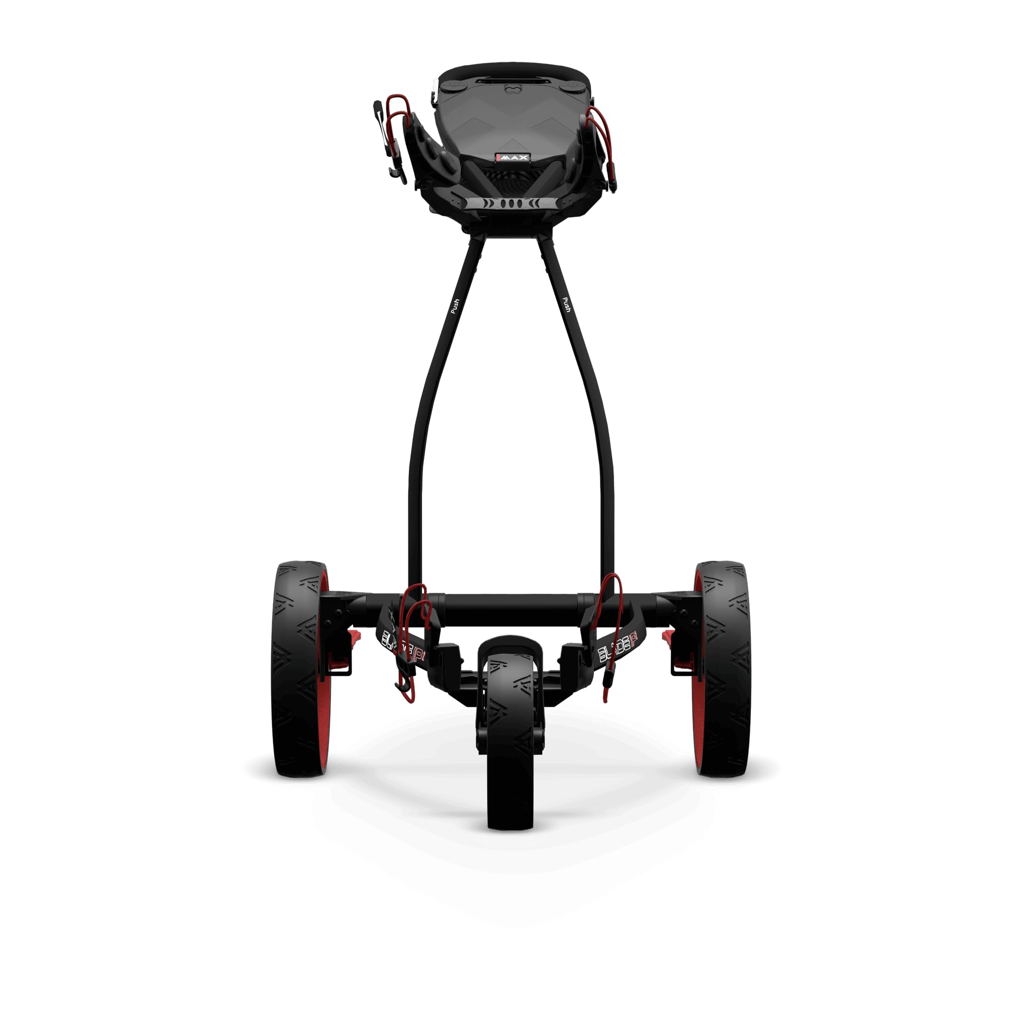 Big Max Blade Ip 2.0 Golftrolley - Golfwagen - Schwarz Rot