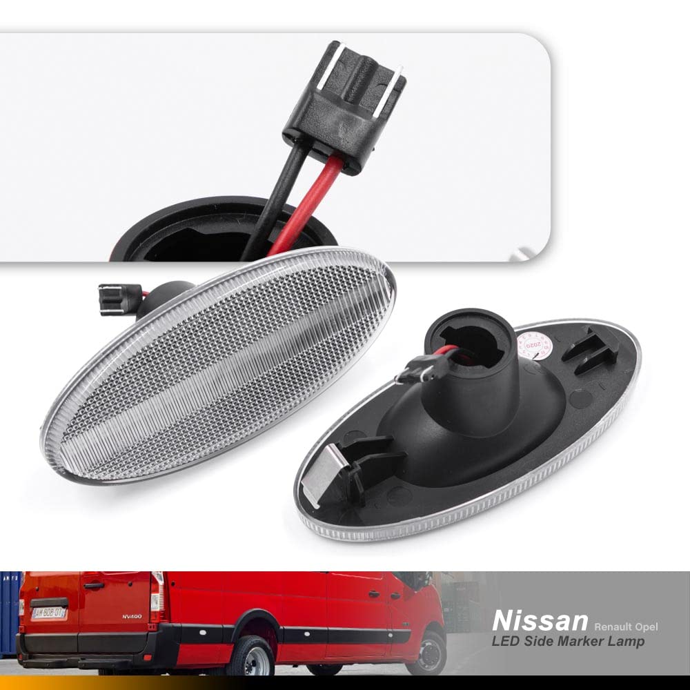 clignotants latéraux LED pour R/enault Master 3 Van avec pour Applicable