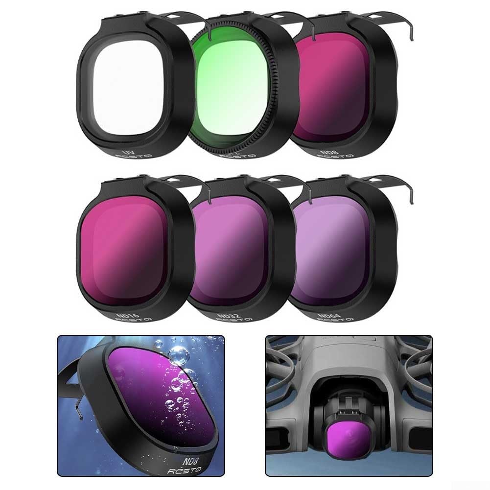 Kameraobjektivfilter für Drohnen, ND CPL UV Filter Set für DJI NEO2 mit mehrschichtig beschichtetem HD optischem Glas und robustem Aluminiumlegierungsrahmen (A)