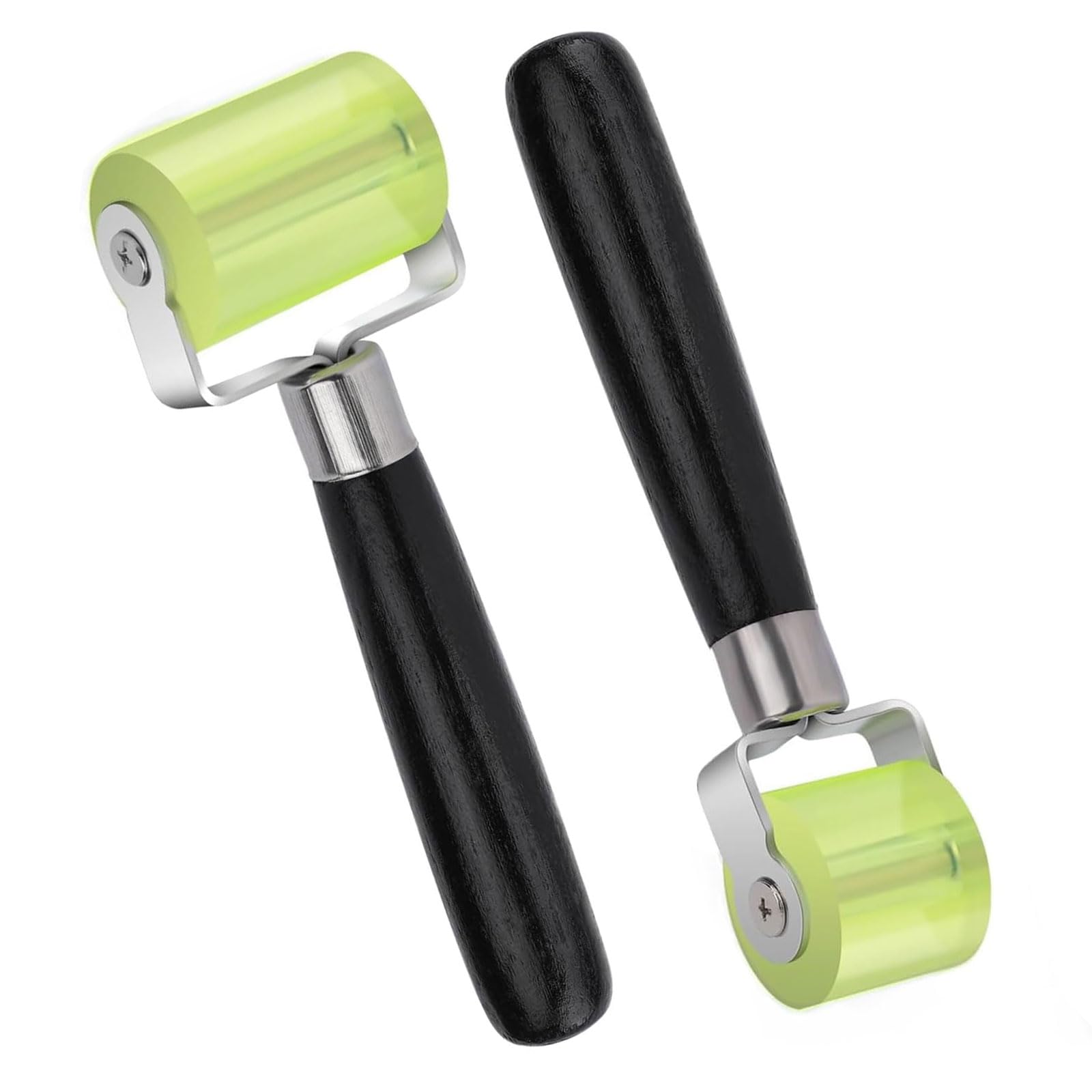 Rullo a Pressione, 2 Rulli a Pressione Manuale, Rulli Manuali Professionali da 30 mm e 50 mm, Rullo di Pressione in Silicone, per la Bordatura e la Saldatura dei Teloni in PVC