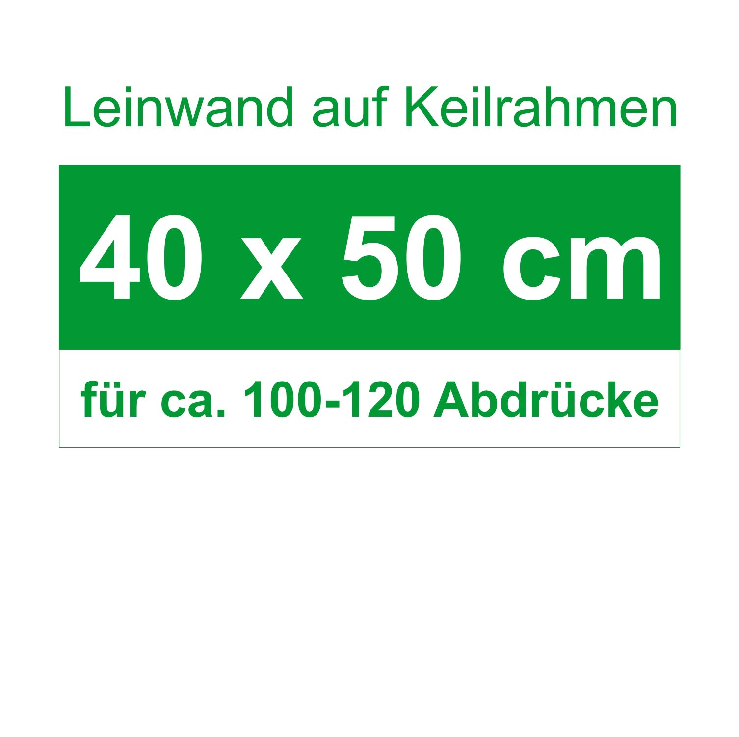KATINGA Personalisierte Leinwand für Fingerabdrücke - Verschiedene Motive & Größen (Brautpaar, 40x50cm)