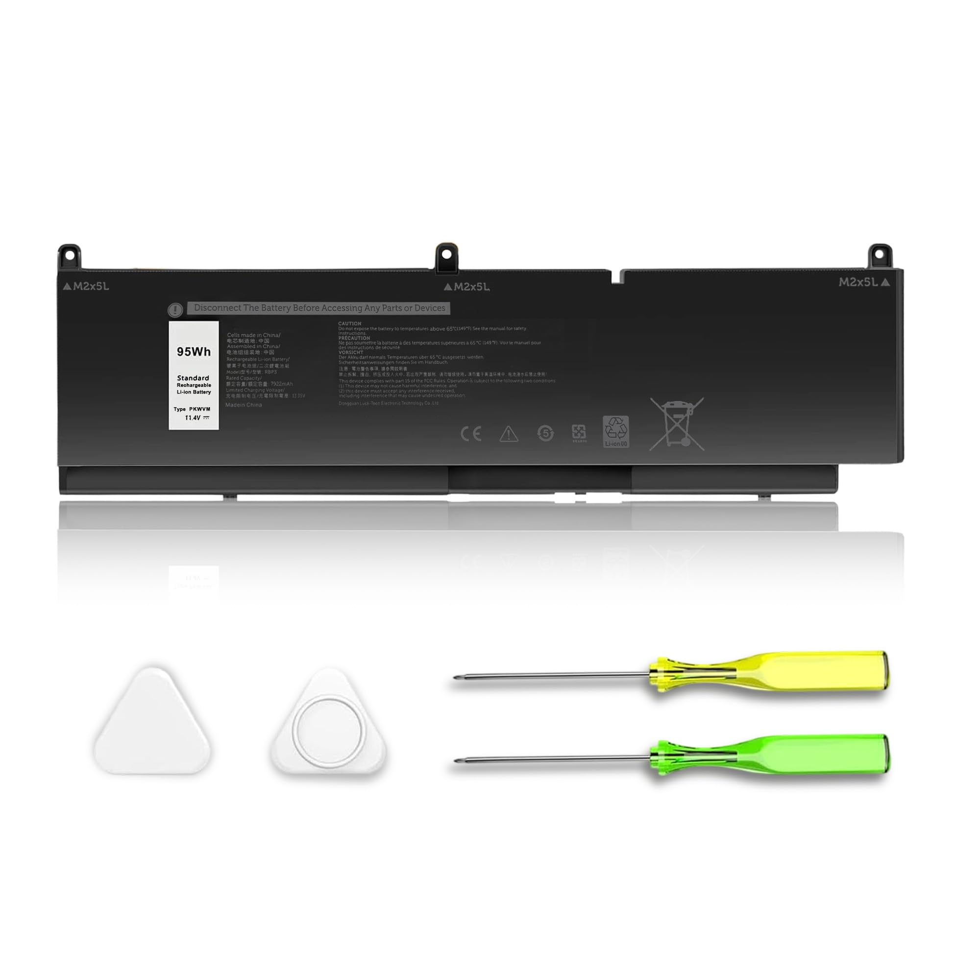 Notebook Battery PKWVM for Dell Precision 7550 7560 7750 7760 Mobile Workstation Series C903V Battery for TouchSmart 680 670 690