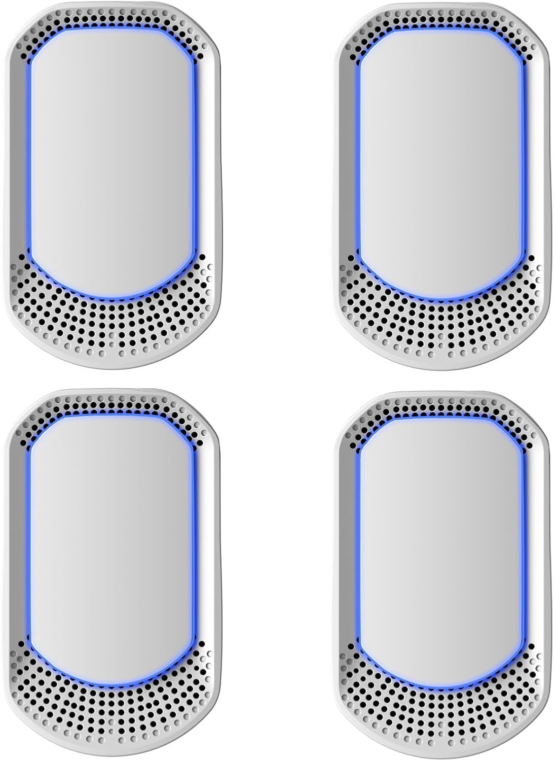 PTYcrazy Plug In Air Purifier for Bedroom Home, Negative Ion Air Ioniser, Portable Mini Ionic Air Freshener for Quiet Odour Eliminator for Smokers, Pets, Toilet, Dust, Smoke 4 Pack — image 1