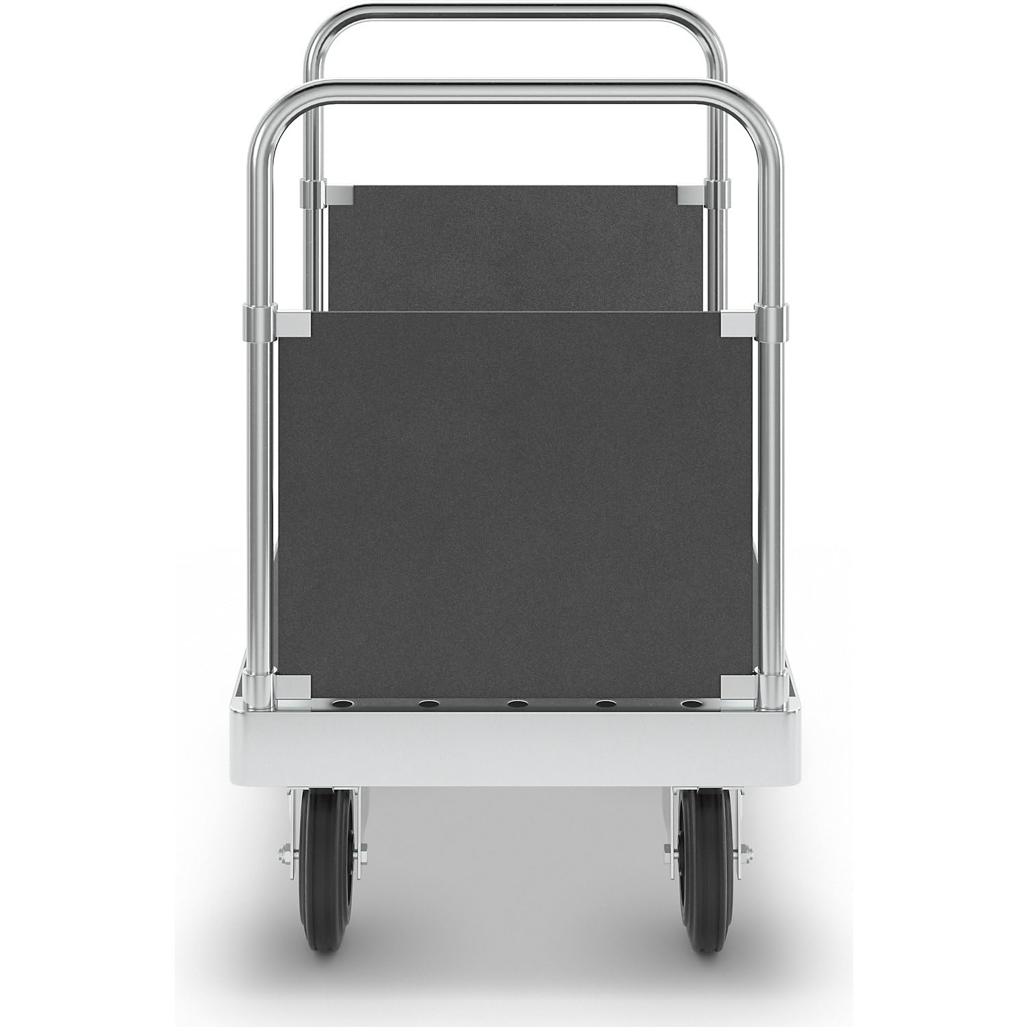 Erhard-Trading Industriebedarf Carrello con Piattaforma con 2 Fronte Pareti, Marrone, Legno, Piattaforma Truck con Due-Sided Walls, Carrello