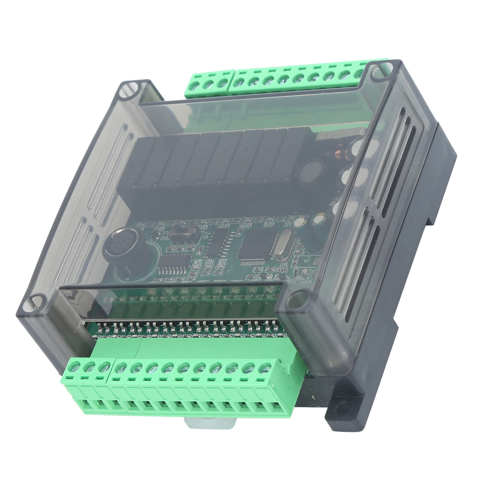 Automate programmable carte PLC et câble DVP inclus pour une programmation ladder stable