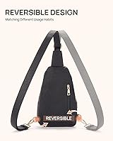 Vista 70 de Telena Riñonera pequeña para mujer, de cuero, cangureras, bolsa de pecho para mujer 3-camel marrón