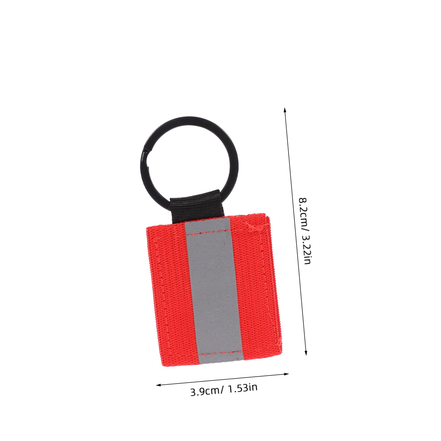 Abaodam 10Pcs Reflective Keychain Pendant Double Sided High Visibility Zipper Pulls for Cycling Hiking and Running Lightweight Reflector Tags for Backpack and Purse