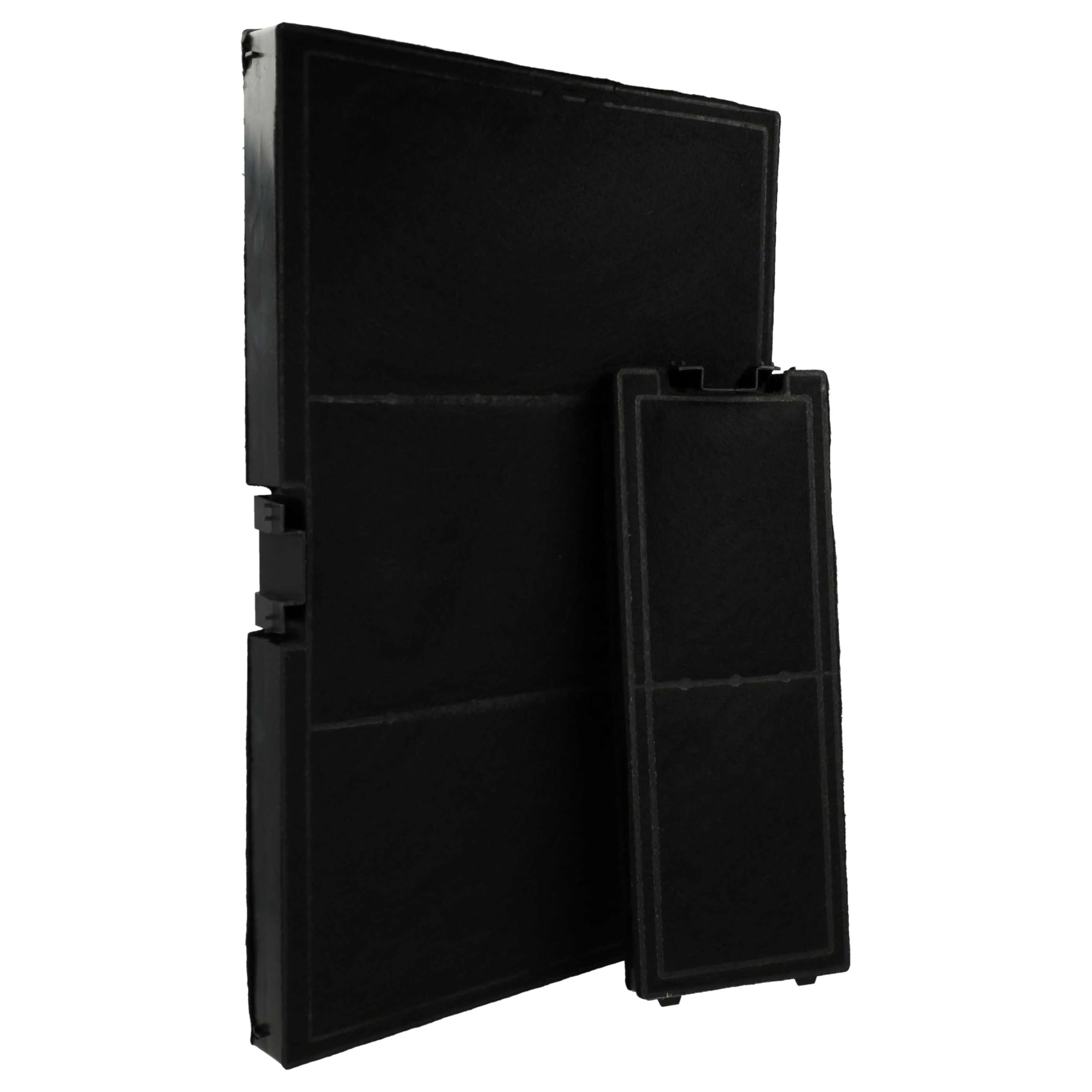 vhbw Set de filtros compatible con Neff Z51AIT0X0, Z51AIU0X0, D96IKU1S0, D96IMW1NO, Z51AIT0X campana extractora - filtro carbón activo