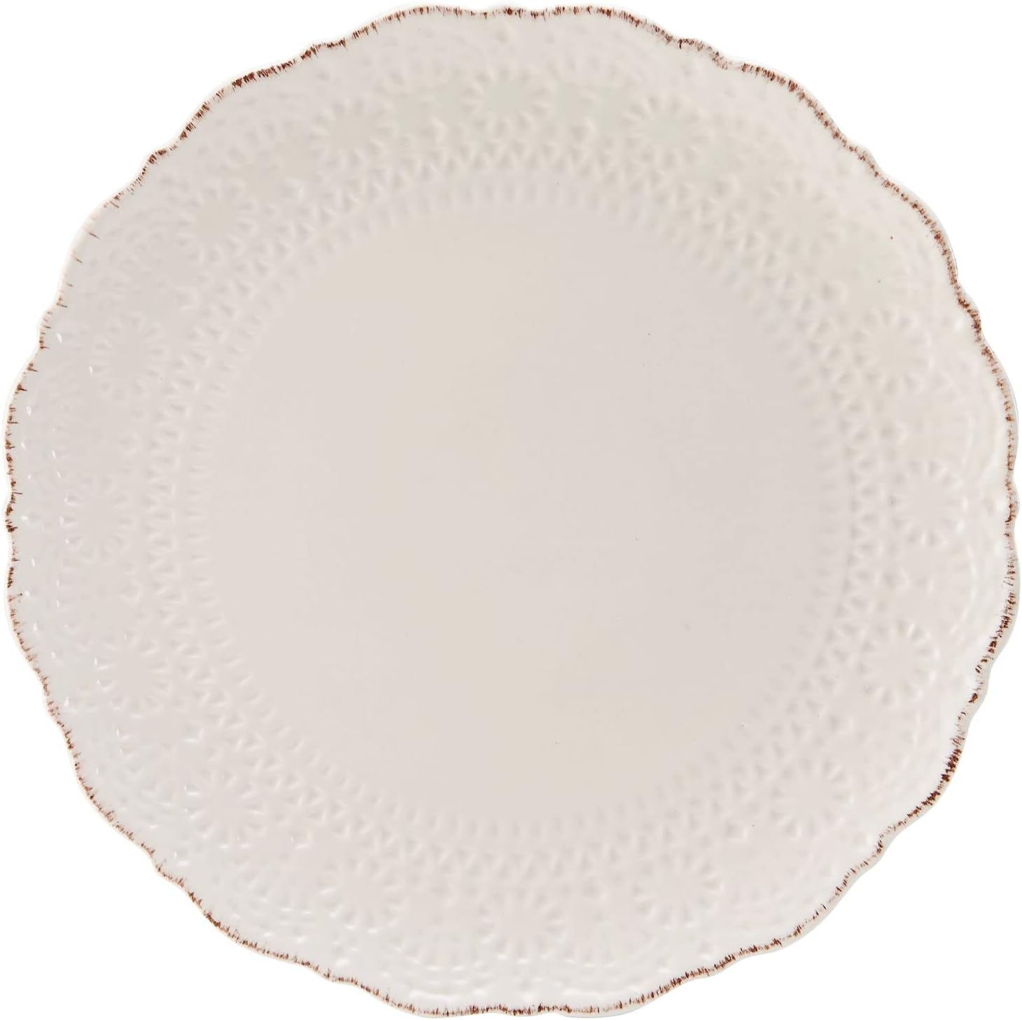 Pfaltzgraff Chateau Cream 16-Piece Stoneware Dinnerware Set, Service for 4, Off White : Everything Else