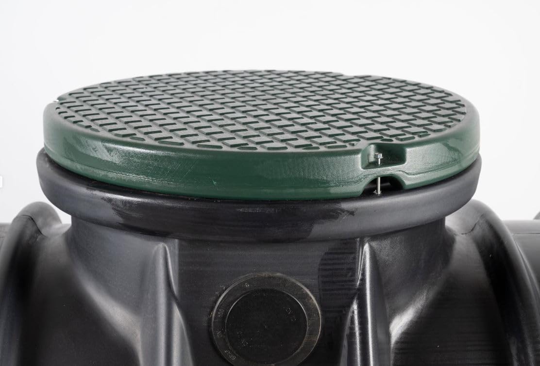 Fosa Septica con Filtro Biológico 1000 litros | Fosa septica Homologada 1 a 3 Personas | Fosa de Polietileno, Negro