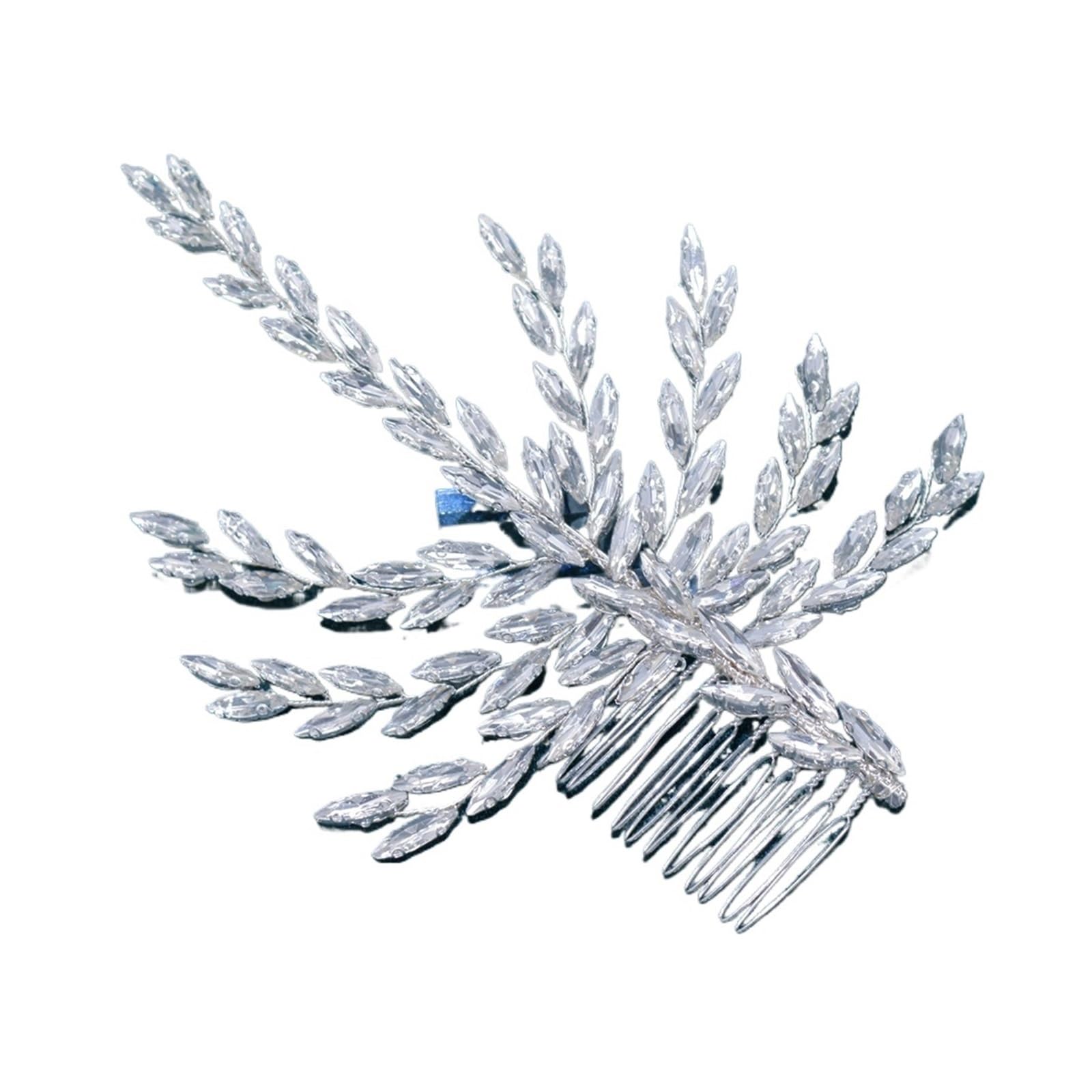 Fasce per capelli da sposa in argento Shinny Fasce per capelli Tiaras fatti a mano accessori per capelli da sposa gioielli testa copricapo da sposa