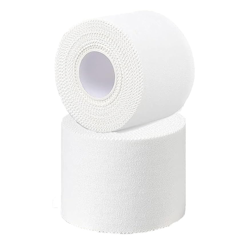 Immagine del prodotto Nuovo Sport Tape Dyroe 2 Rotoli – 5 cm x 9,14 m, Nastro Kinesiologico Medico, Resistente Adesione e Delicato Sulla Pelle,Non Elastico in Cotone, per Arrampicata su Calcio, Tutti Gli Sport