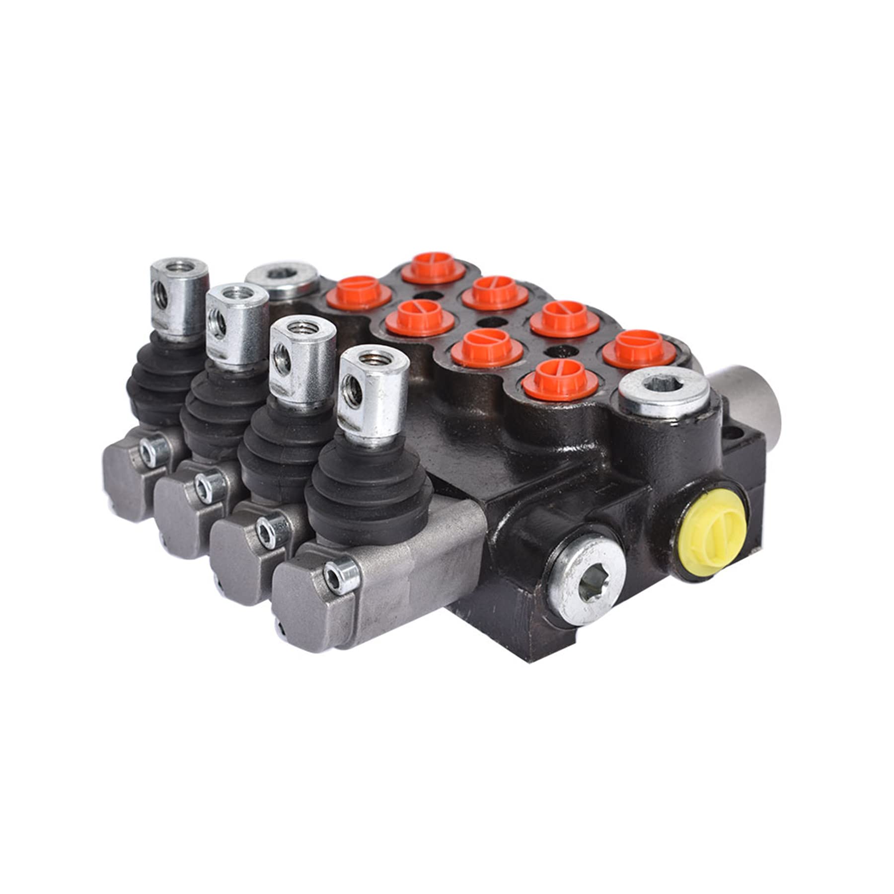 Hydraulikventil 4-Spulen-Hydraulik-Wegeventil doppeltwirkendes Steuerventil 11 gpm 3625 psi SAE-Anschlüsse