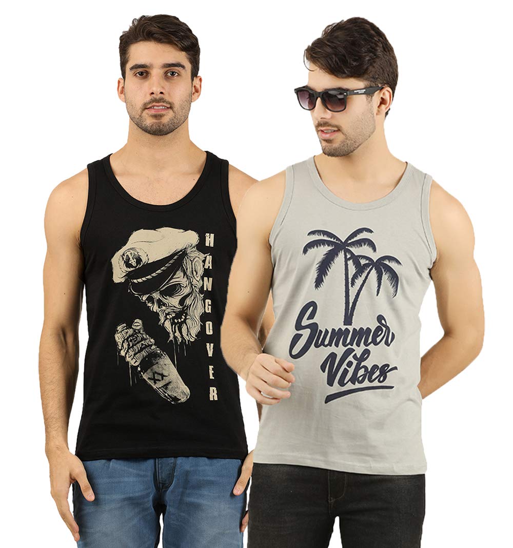 the archer Men's Slim Fit Vest Innerwear Pack of 2-picture-38