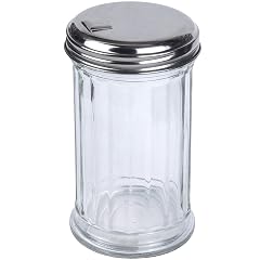 BNYD Glass Sugar Shaker Dispenser Pourer 5 5 inch