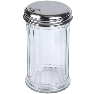 BNYD Glass Sugar Shaker Dispenser Pourer 5 5 inch