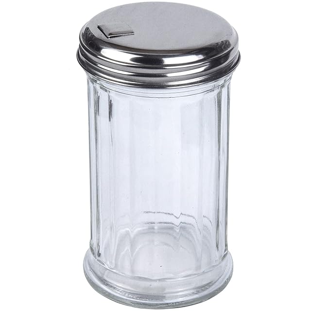 BNYD Glass Sugar Shaker Dispenser Pourer 5 5 inch