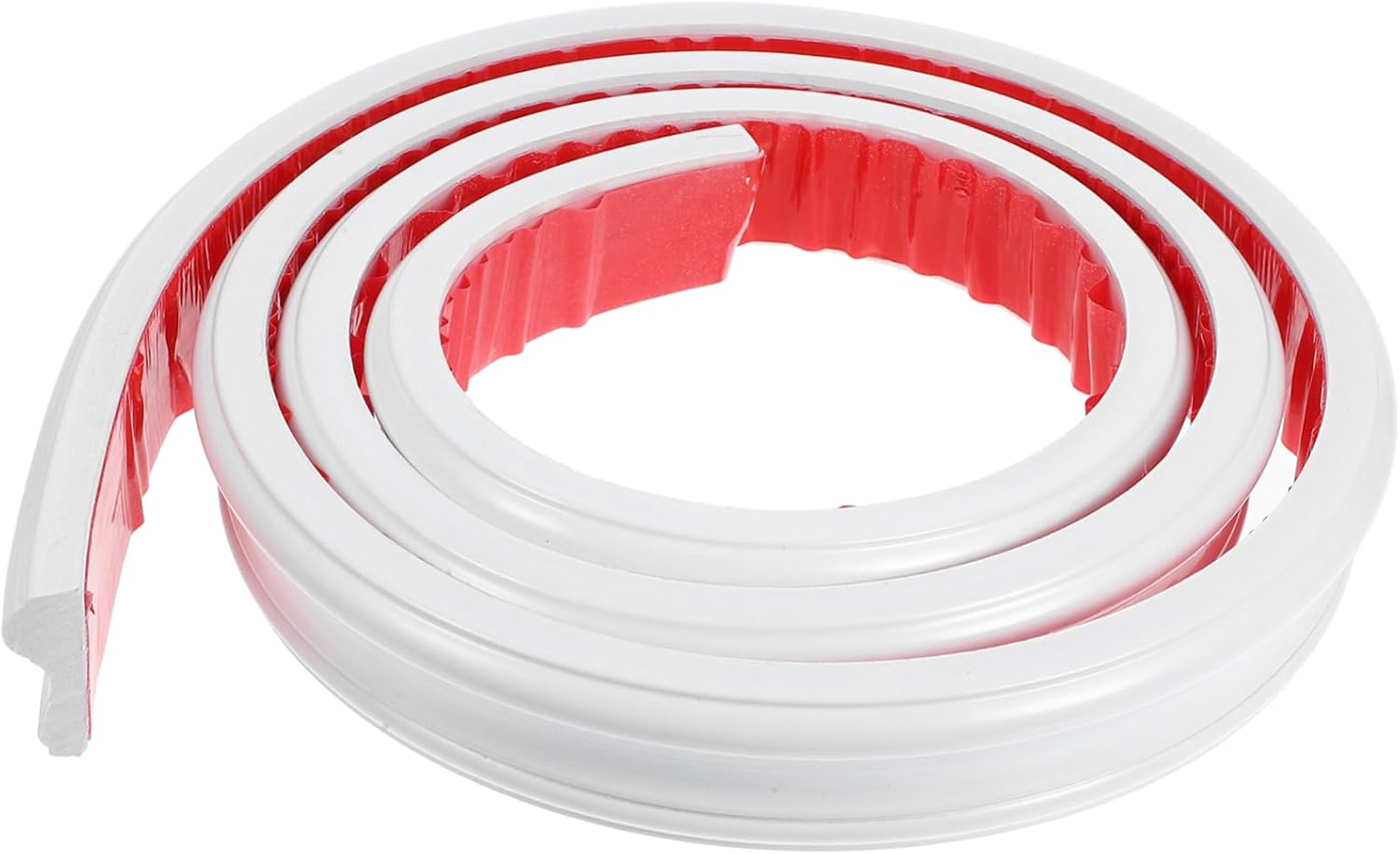 TEHAUX Self-Adhesive Siding Peel and Stick Wall Trim Molding 2m Length White Trim Wall Home Decor