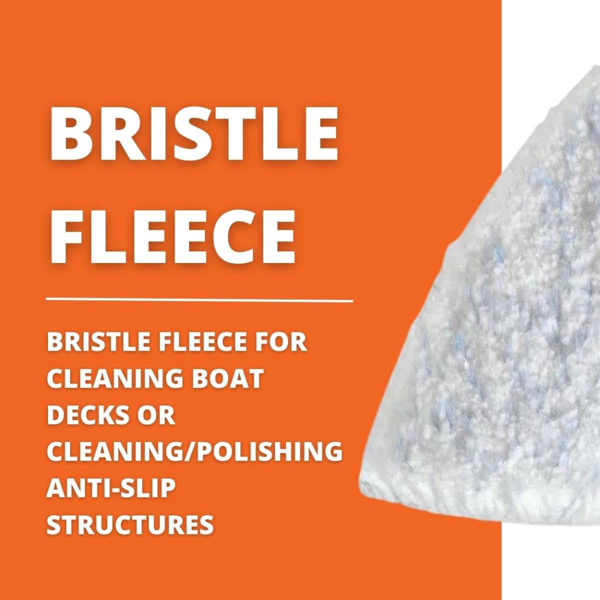 Fein Bristle Fleece for MultiMaster Tools - High-Performance Cleaning and Polishing for Boat Decks and Anti-Slip Surfaces, 3-1/8