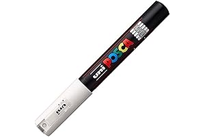 Uni Posca White Extra Fine Marker 2-Pack