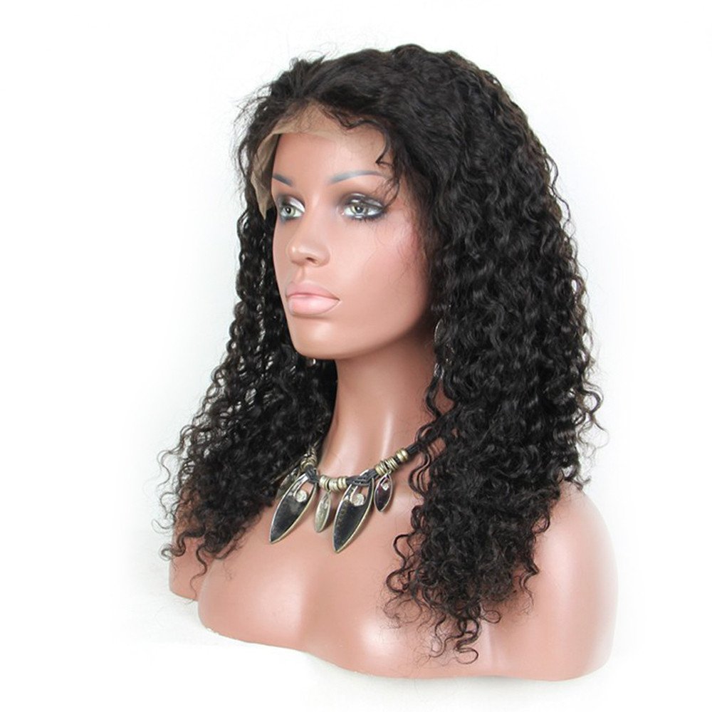 HighQuanlity 8" Afro Full Lace Wigs Black Women Kinky Wig