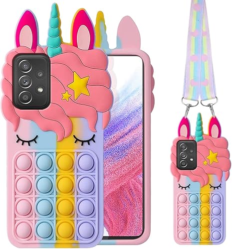 Miniatura 1 de shengyue Samsung Galaxy A53 5G Reflector Soporte Soporte Soporte Clip de Soporte de Pluma Dorada Remache Metal Remache Protección de Cristal Suave