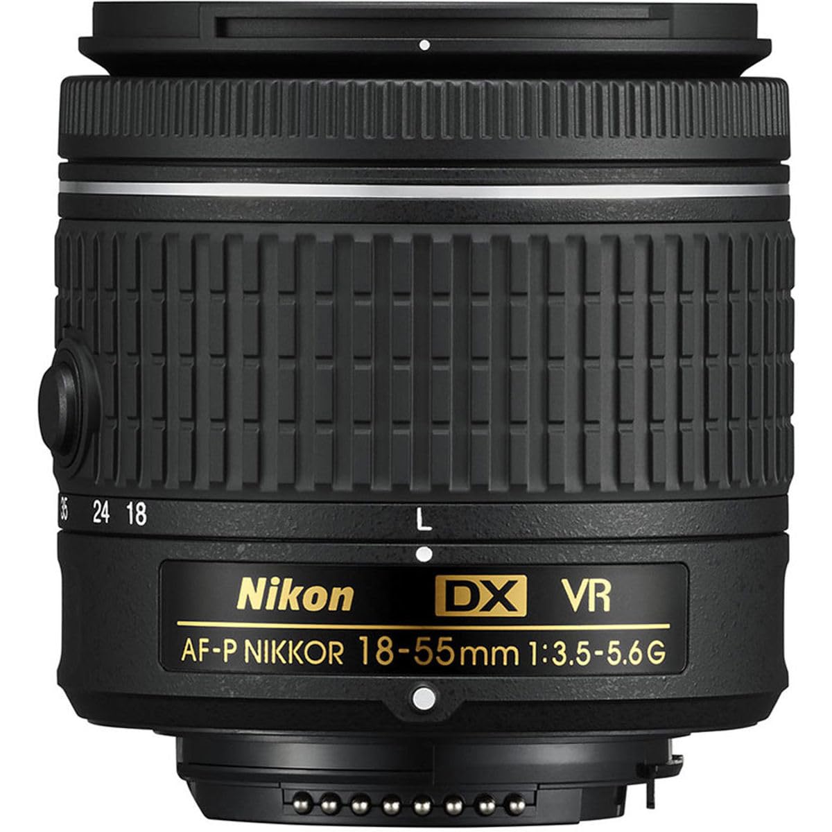 ニコンAF-P DX 18-55mm VRレンズ、沈胴式でコンパクト