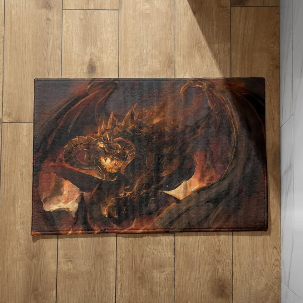 Paillasson extérieur original dragon CEVAN tapis d'entrée ultra fine