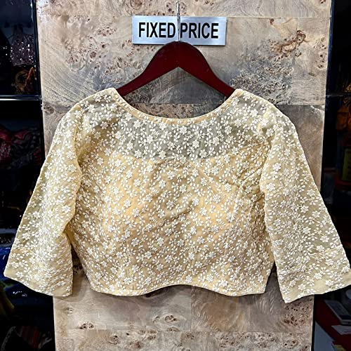 Image of Vihu Fashion Women Georgette Half Sleeve Blouse