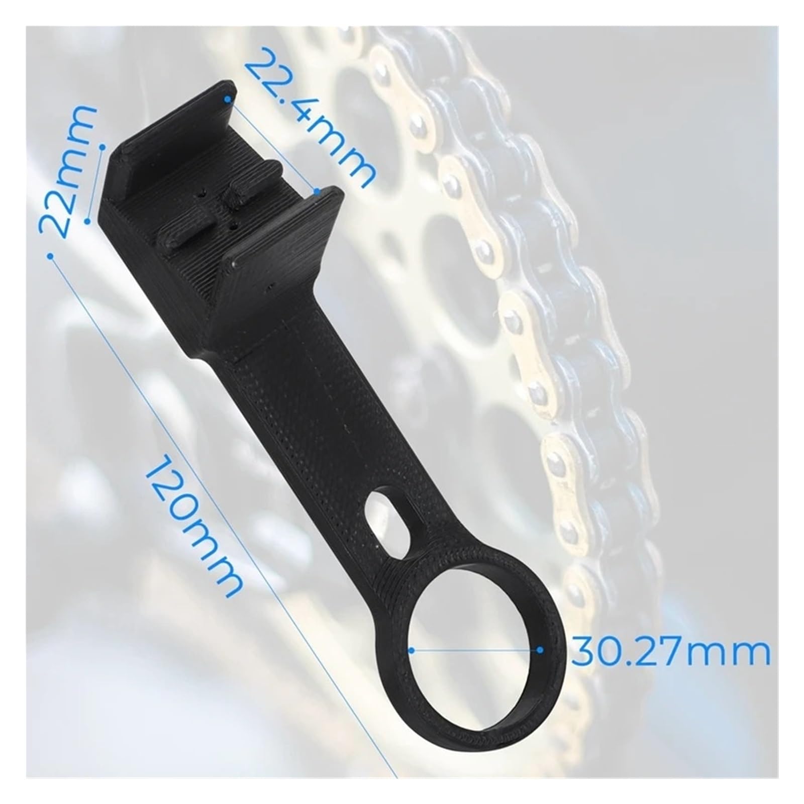 Ulepszony Do 520 Olejarka Łańcuchów Przekładniowych Spray-on Auxiliary ABS Plastic Motorcycle Chain Oiler Tool Kit osłona zębatki silnika łańcucha