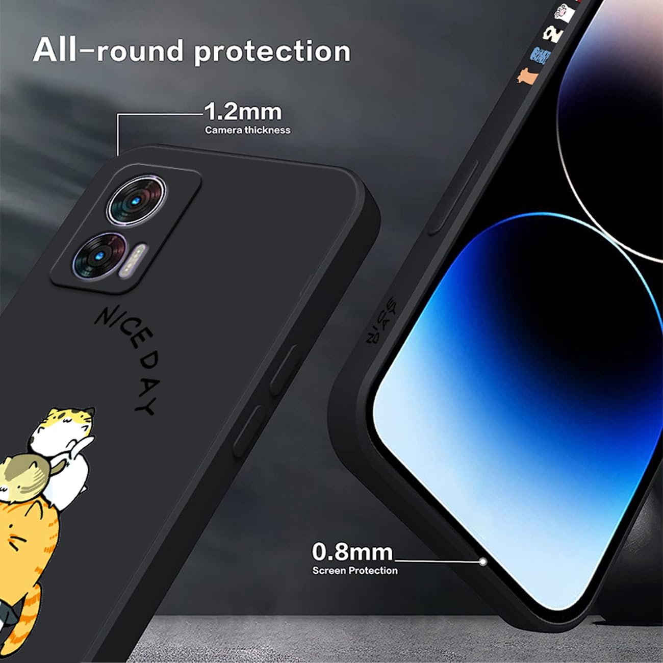 Coque Souple Silicone Kwmobile Pour Motorola Edge 30 - Protection Anti-choc