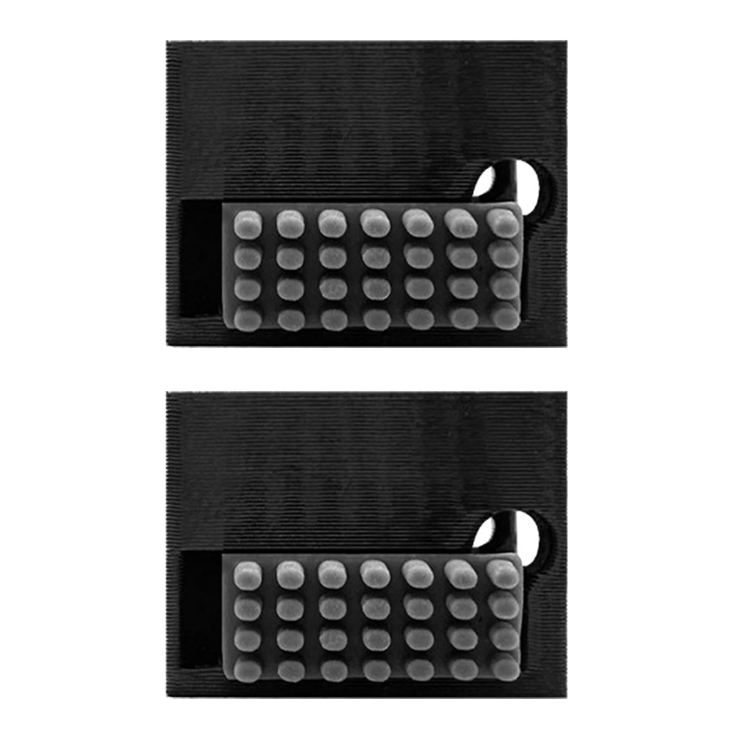 2PCS 3D Printer Silicone Nozzle Brush for Bambu Lab P1P/P1S/X1/X1C/X1E, 3D Printer Parts Hotend Nozzle Brush Replacement Kit Cleaner Tool for Cleaning Extruded Filaments, Easy to Install-image-4