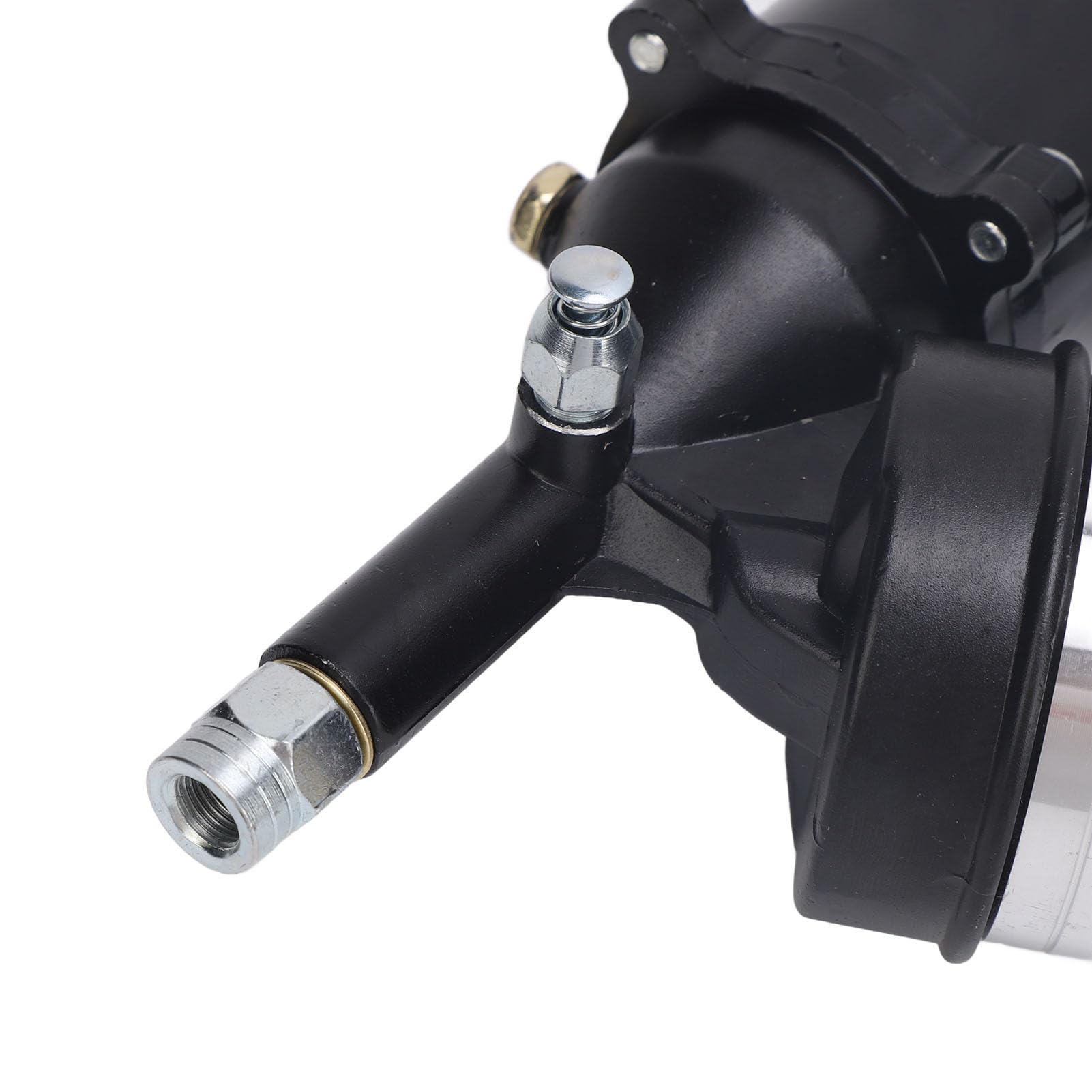 Pistola de Engrase de Alta Presión Kit Totalmente Automático Cartucho de 1 Litro Engrase Continuo Completo con Manguera de 16 Pulgadas para Maquinaria y Vehículos