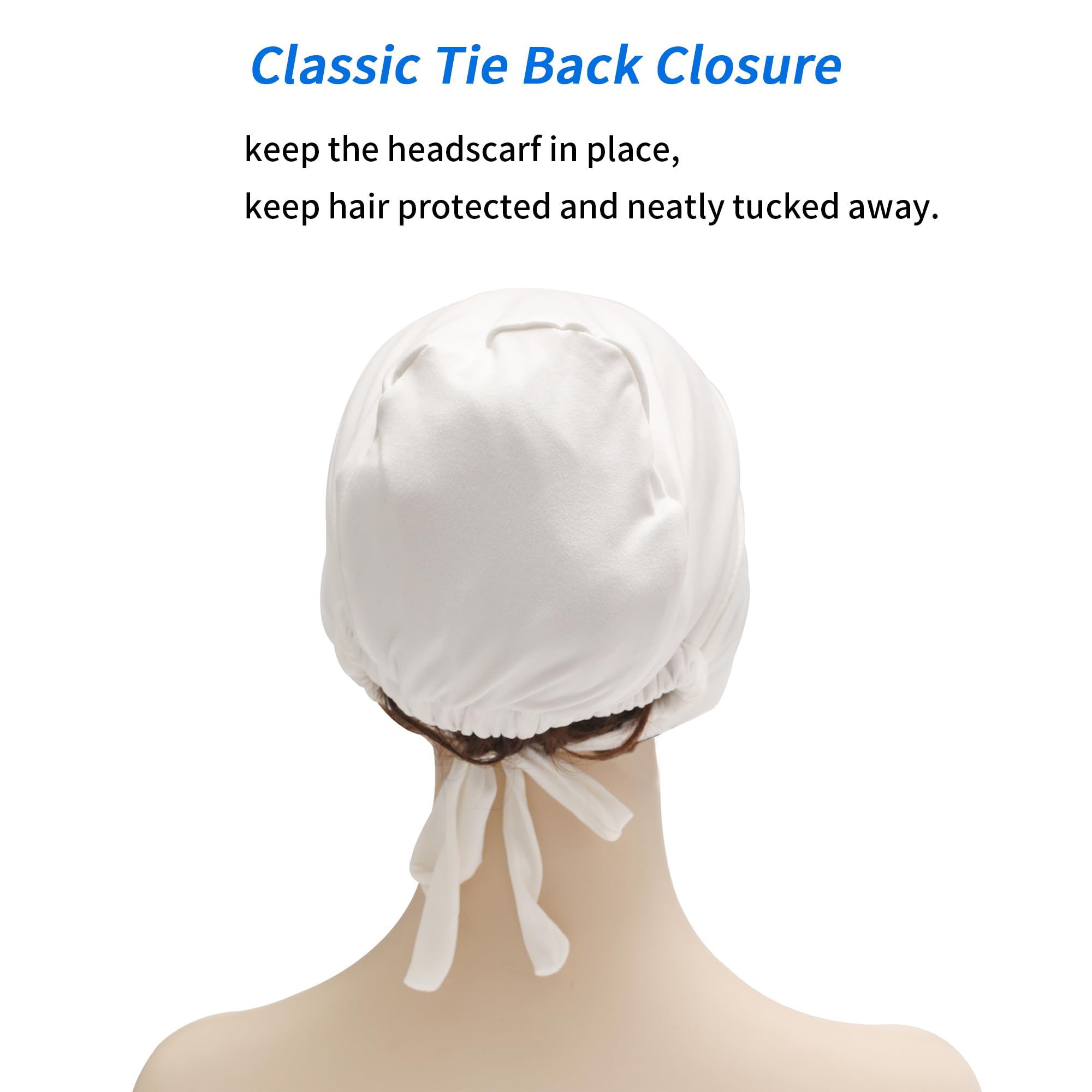 ZLYC Cappellino Hijab Foderato in Raso per Donne fermatenda Hijab sottogola Cappello Interno Cappello