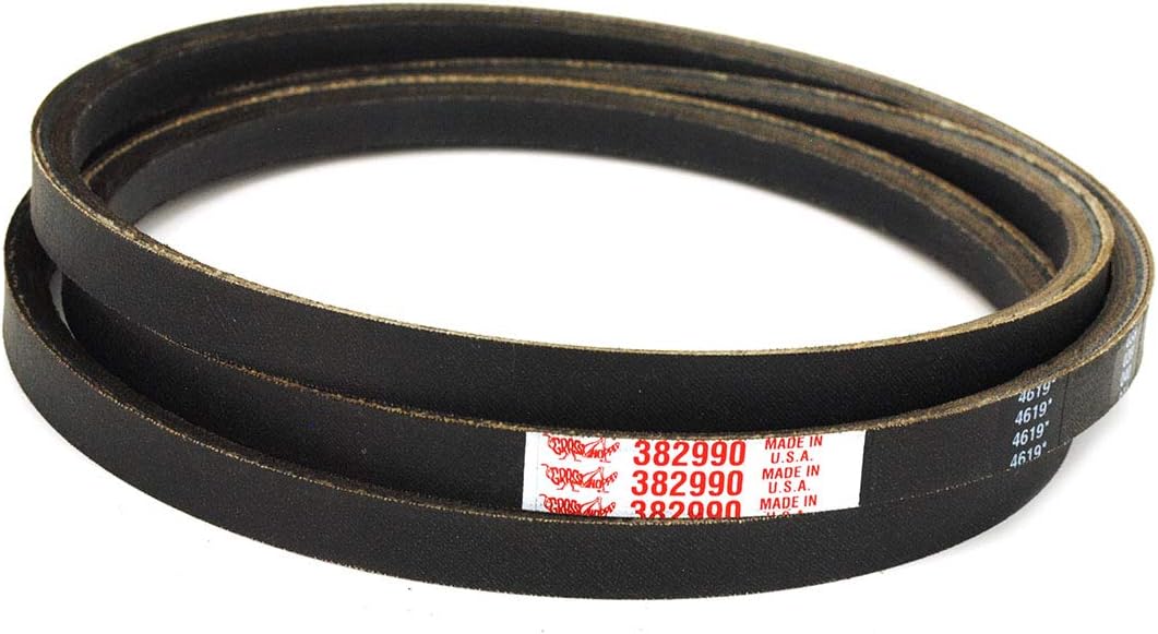 Grasshopper Lawn Mower MaxLife Belt, Designed to Specific Material, Dimensions, Shape, Construction and Pliability Standards That Ensure Superior Performance and Long Life, OEM Replacement Part 382990