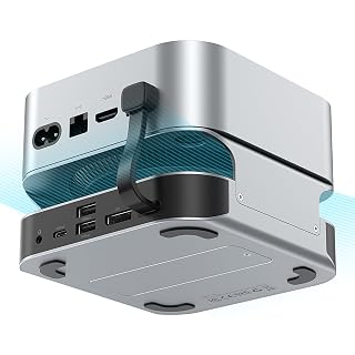VENTION Station d’Accueil 10-en-1 pour Mac Mini M4 / M4 Pro, Support en Aluminium, DisplayPort 4K@240Hz, Boîtier SSD M.2 NVMe Jusqu’à 8 to, 5 Ports USB-A & USB-C 10 Gbps, Lecteur SD/TF, Prise 3,5 mm - Amazon product rated Grade B